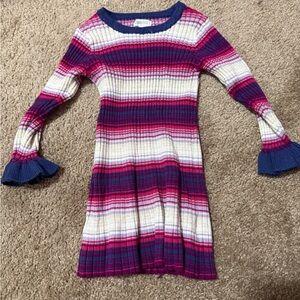 Gymboree Pink and Blue Striped Dress
